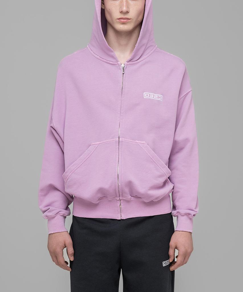 032C (U) Routine Zip Hoodie Faded Pink