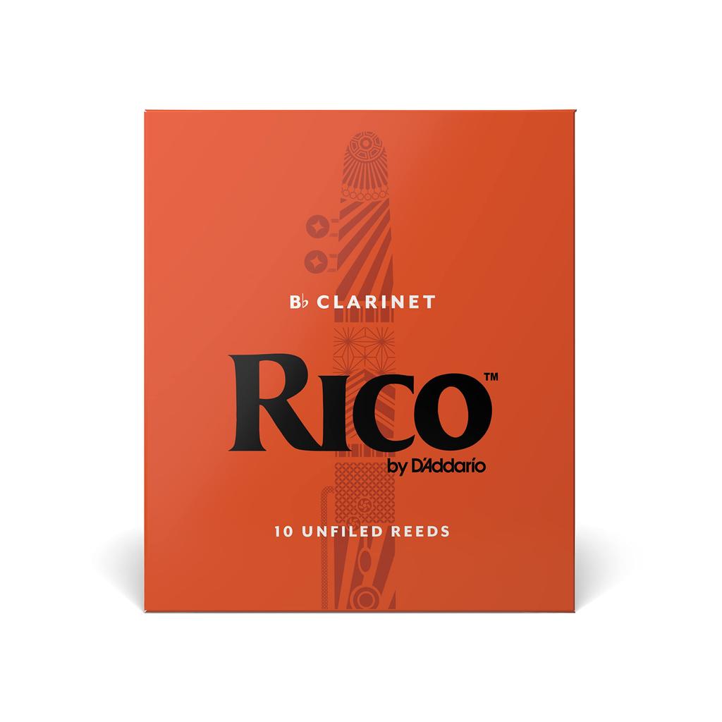Rico Bb Clarinet Reeds, 2-12" (Pack of 10) RCA1025