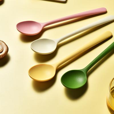 Hitzebeständige Antihaft-Silikonlöffel - Bunte Küchenutensilien zum Kochen, Backen und Mischen Küchenutensilien