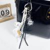 Pingente de Bolsa Feminina Desenho Animado Cavalo de Balanço Bolsa Feminina de Couro PU Penduricalho Fofo Acessórios de Bolsa Presentes