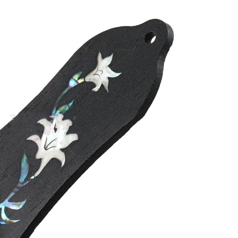 Bell Shape Trusses Rod Cover Plate with Screws 2 Holes Decorative Protection Case Electric Guitar Trusses Rod Cover