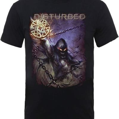 Disturbed Herren Vortex Farben T-Shirt Schwarz