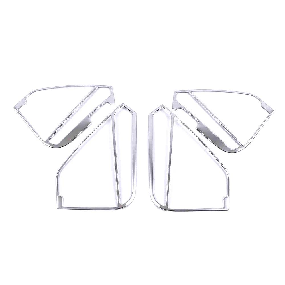 Für Volkswagen VW Tiguan MK2 2017-2019 Innentürlautsprecher Audioringabdeckung Soundrahmenverkleidung Edelstahlaufkleber