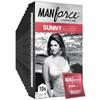 Manforce Sunny Edition Premium Flavoured Condoms for Men| 3-in-1 Ribbed, Dotted, & Anatomically Shaped for Intense Pleasure| Lubricated Latex Condo