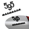 Auto Accessories 3D Metal 595 Esseesse Emblem Car Sticker Badge Body Side Fender Tail Car Trunk Decor Car Styling