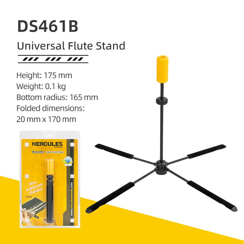 Hercules B-Flat Clarinet Foldable Stand Musical Instrument Display Stand