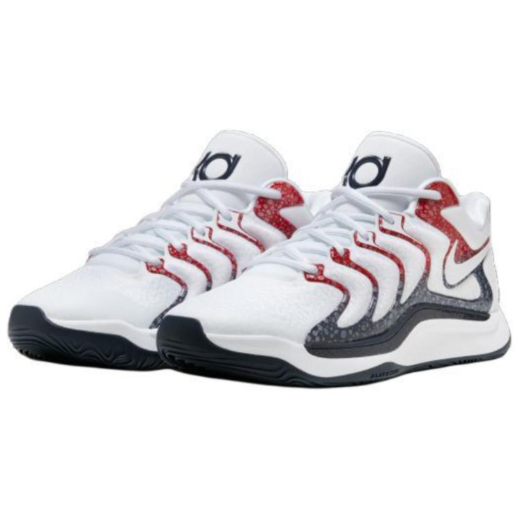 Nike KD 17 EP USA Men Sneakers White Obsidian University-Red FJ9488-101