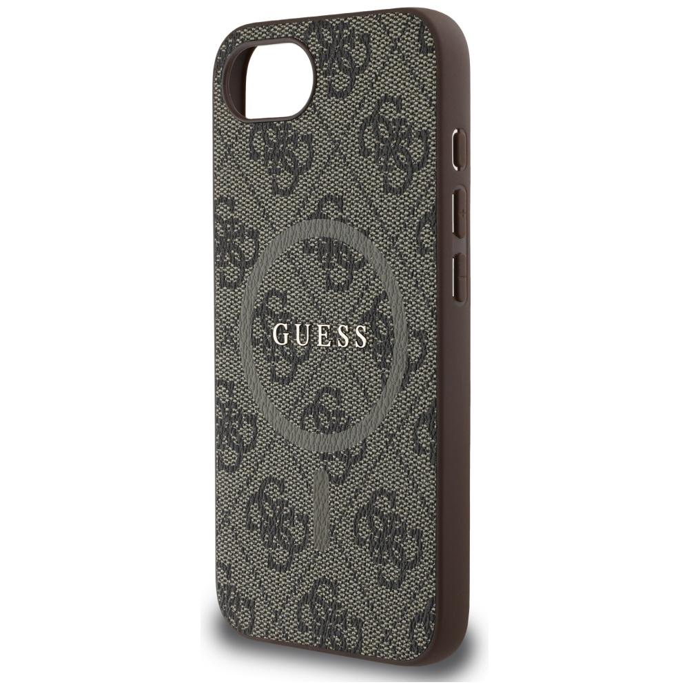 Etui do iPhone 16e Guess MagSafe Brązowy