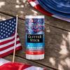 16G Glitter Stick for Face Hair Body, Independence Day Patriotic Glitter Stick, Red Blue White Makeup Stick for 4th of July, Veterans Day