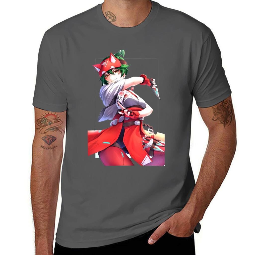 Kiriko Video Game Tshirt Tshirt Casual Breathable Short Sleeve Top
