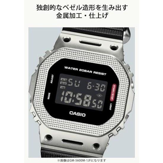 G-SHOCK GM-2100M-1A Casio Wristwatch Domestic Genuine Product Metal Covered Bezel Checkering Pattern Mens Black Silver