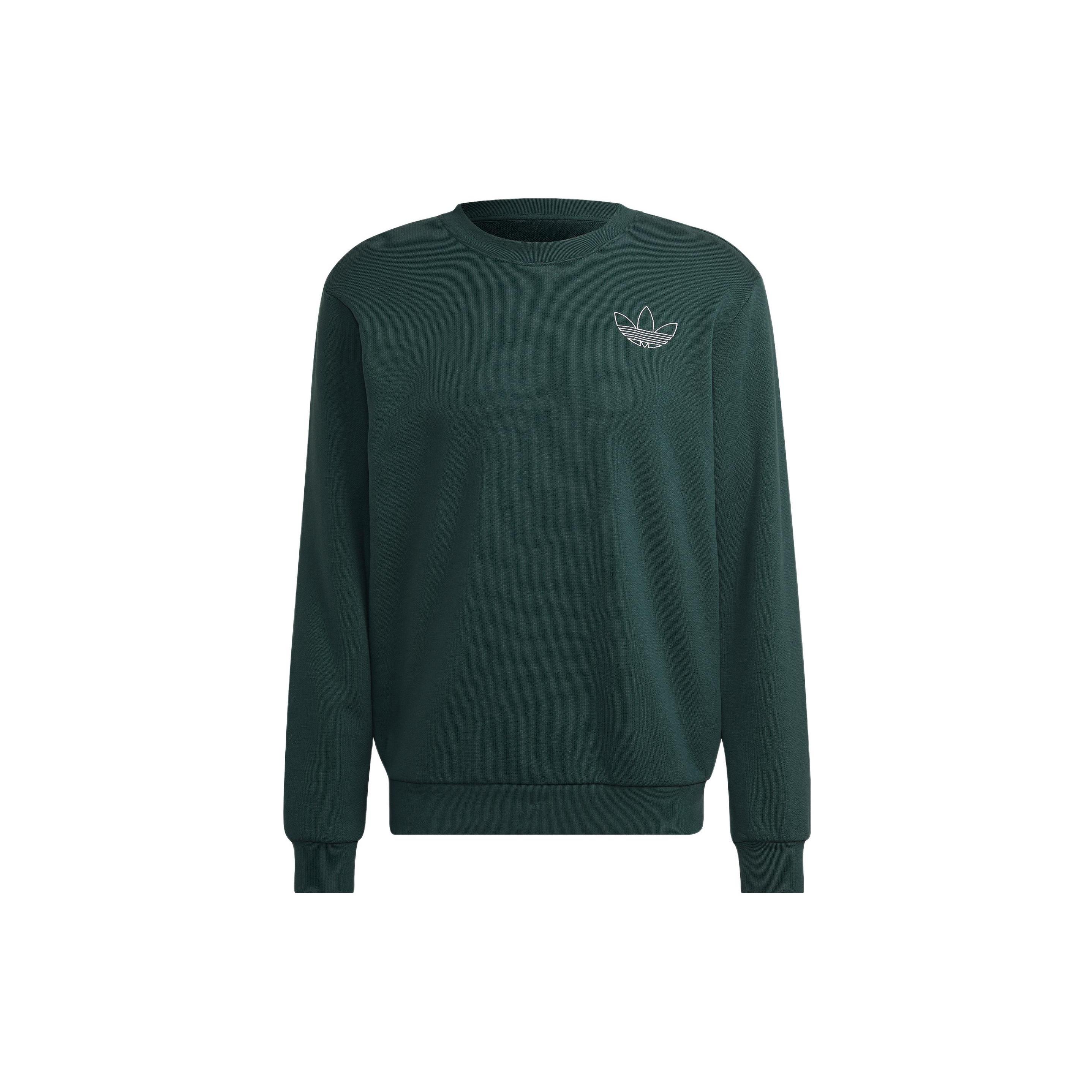 Мужские свитшоты Adidas Originals Зеленые с круглым вырезом Средней плотности HK2792 XS