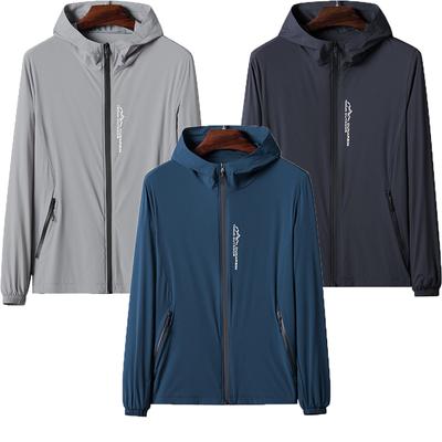 Men Hoodies Quick Dry Jacket Sport Outdoor Sportswear Male Sunscreen Jackets