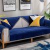 Iarnă Pluș Imprimeu în Dungi Rezistent la Uzură și Murdărie Pernă de Sofa Prosop de Sofa Simplu Antiderapant Val de Apă Elegant Husă de Sofa