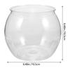 Transparent Fish Bowl Plastic Round Small Aquarium For Goldfish Turtle Desktop Decorative Tank Lightweight Clear Keeper