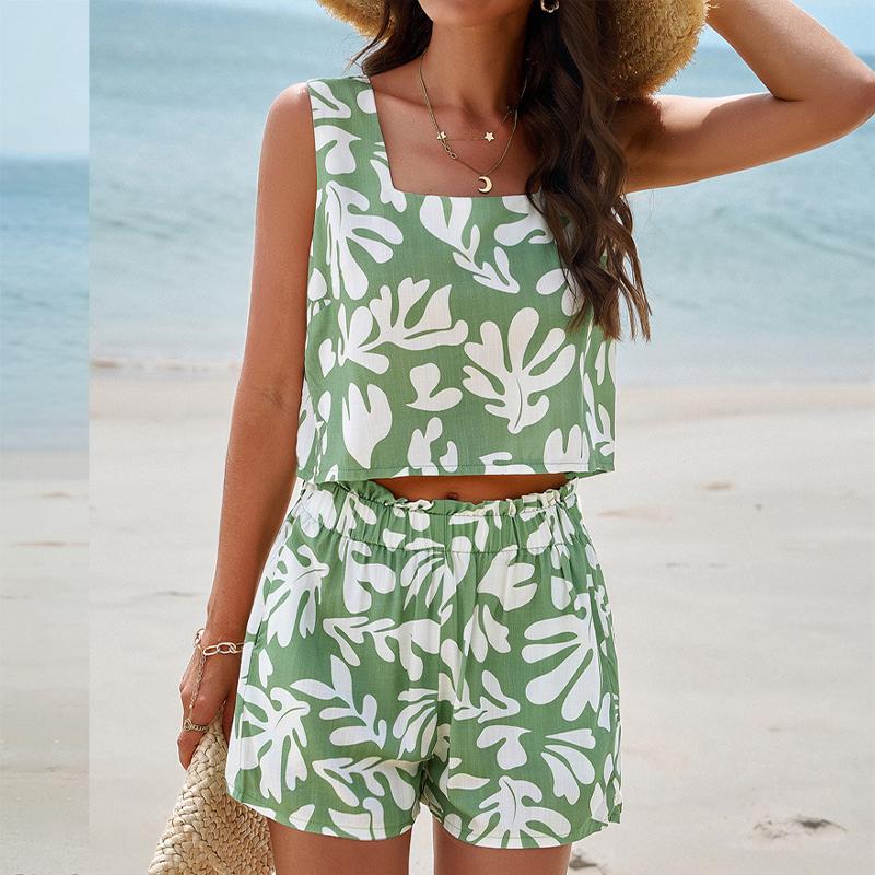 Женский повседневный жилет с принтом из двух частей XL чёрный — фото 13