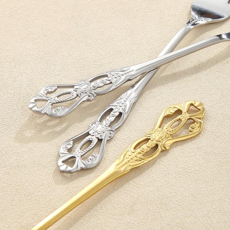 abay Royal Gold Stainless Steel Dessert Set