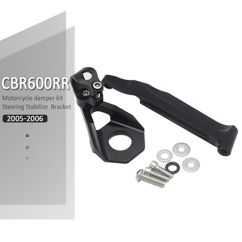 For Honda CBR600RR CBR 600RR CBR 600 RR 2005 2006 Motorcycle Stabilizer Steering Damper Bracket Mount Support Kit