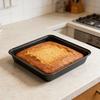 Carbon Steel Square Cake Pan Non-Stick Baking Mold for DIY Cakes Brownies Roasting Heat-Resistant Easy-Release Dishwasher Safe Kitchen Tools