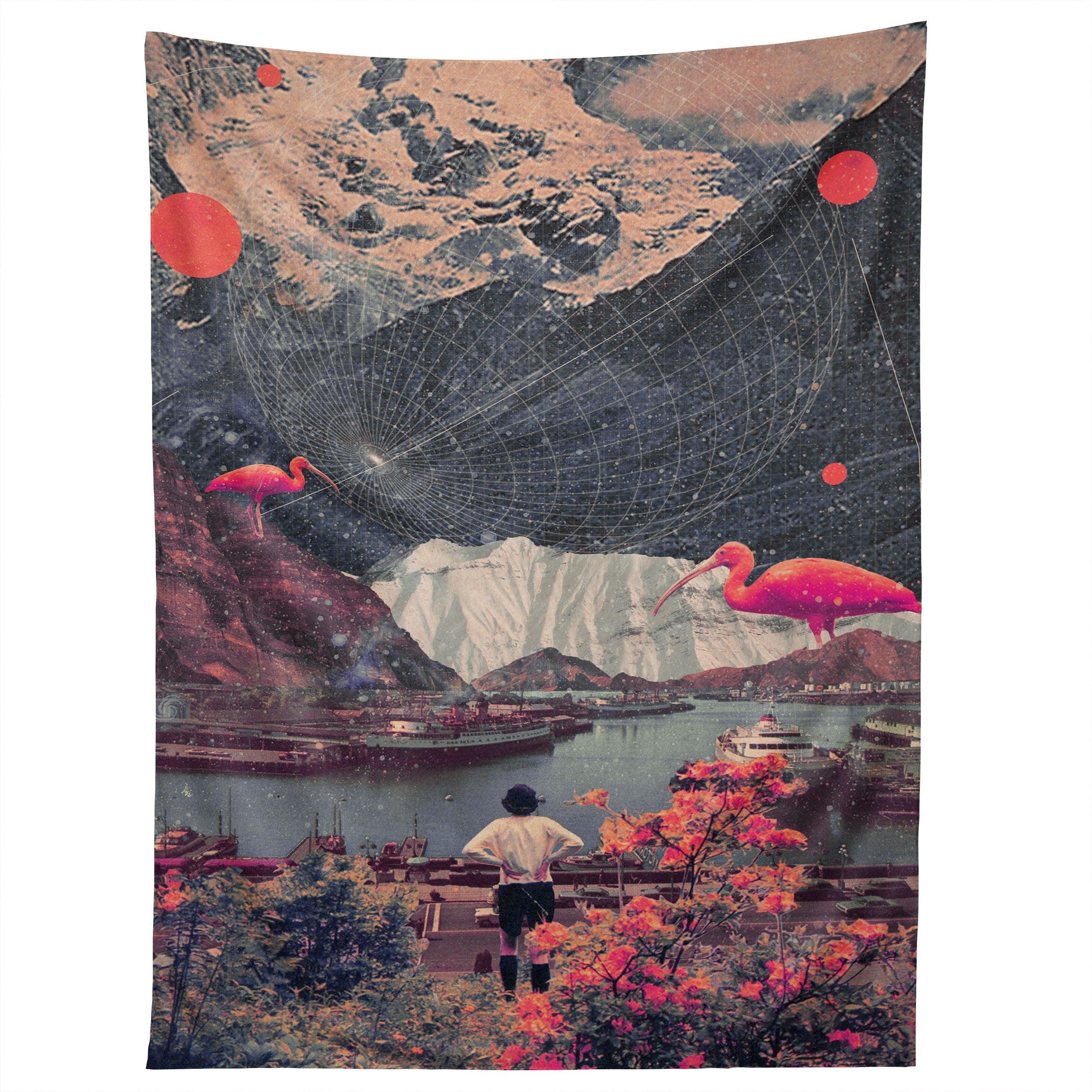 MY CHOICES LEFT ME ALONE tapestry 75x100 чёрный