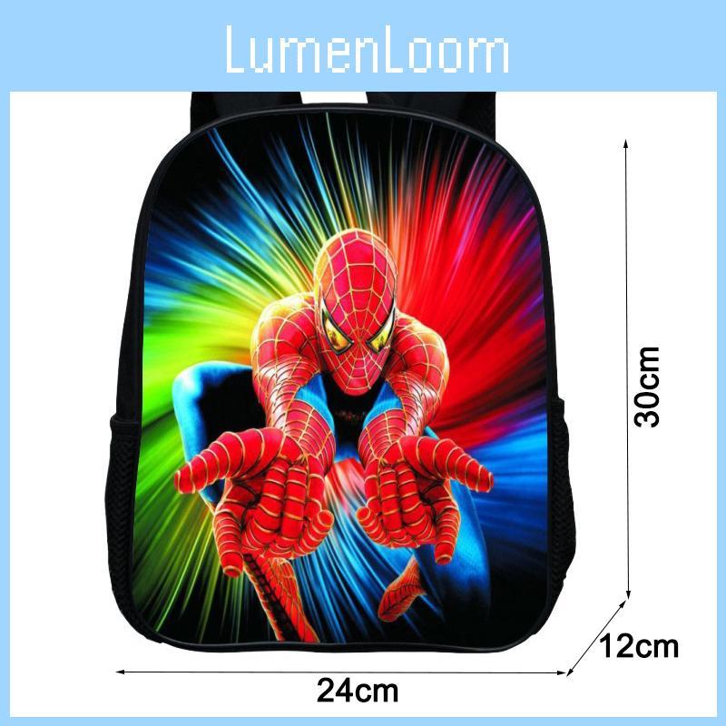 From Home Spidermanfar Kid Boys School Book Bag Backpack Shoulder Rucksack Bags