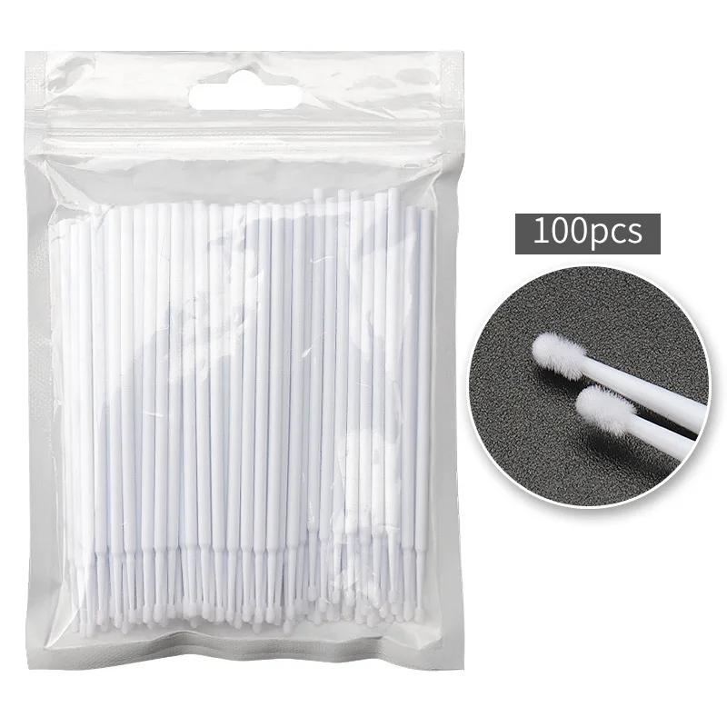 100-1000Pcs Disposable Micro Brush Mascara Wands Applicator Lash Removing Swab Microbrush Eyelash Extension Makeup Brushes Tools