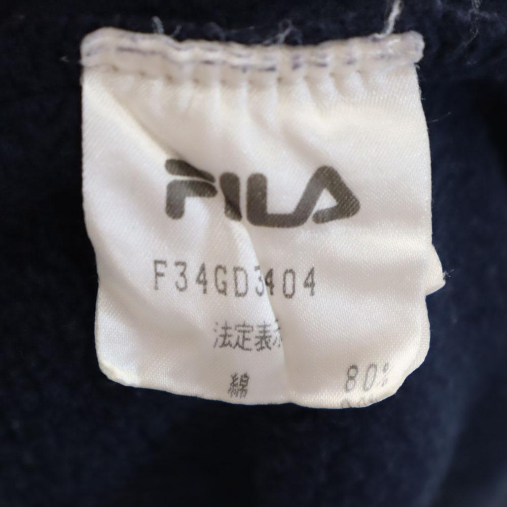 FILA 90s Old Logo embroidery Long sleeve Sweatshirts S Navy Men's Used