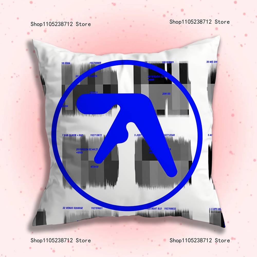 DJ A-Aphex T-Twin Kissenbezüge Cartoon Sofa Dekoratives Zuhause Beidseitig bedruckt Kurzer Plüsch Niedlicher Kissenbezug