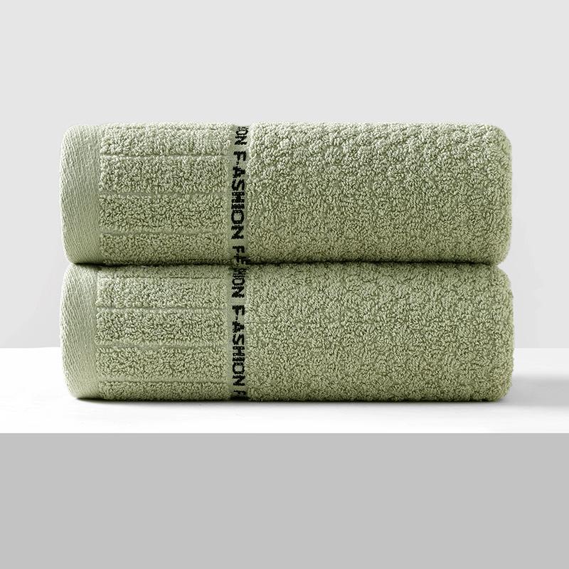 Soft, Absorbent Polyester-Cotton Towels - Thickened for Household Use, Face Wash, and Gifts