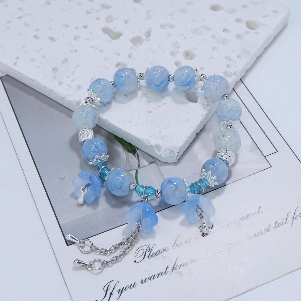Mori Style Mermaid Crystal Bracelet – Versatile Niche Design for Women, Ideal for Students and Best Friends