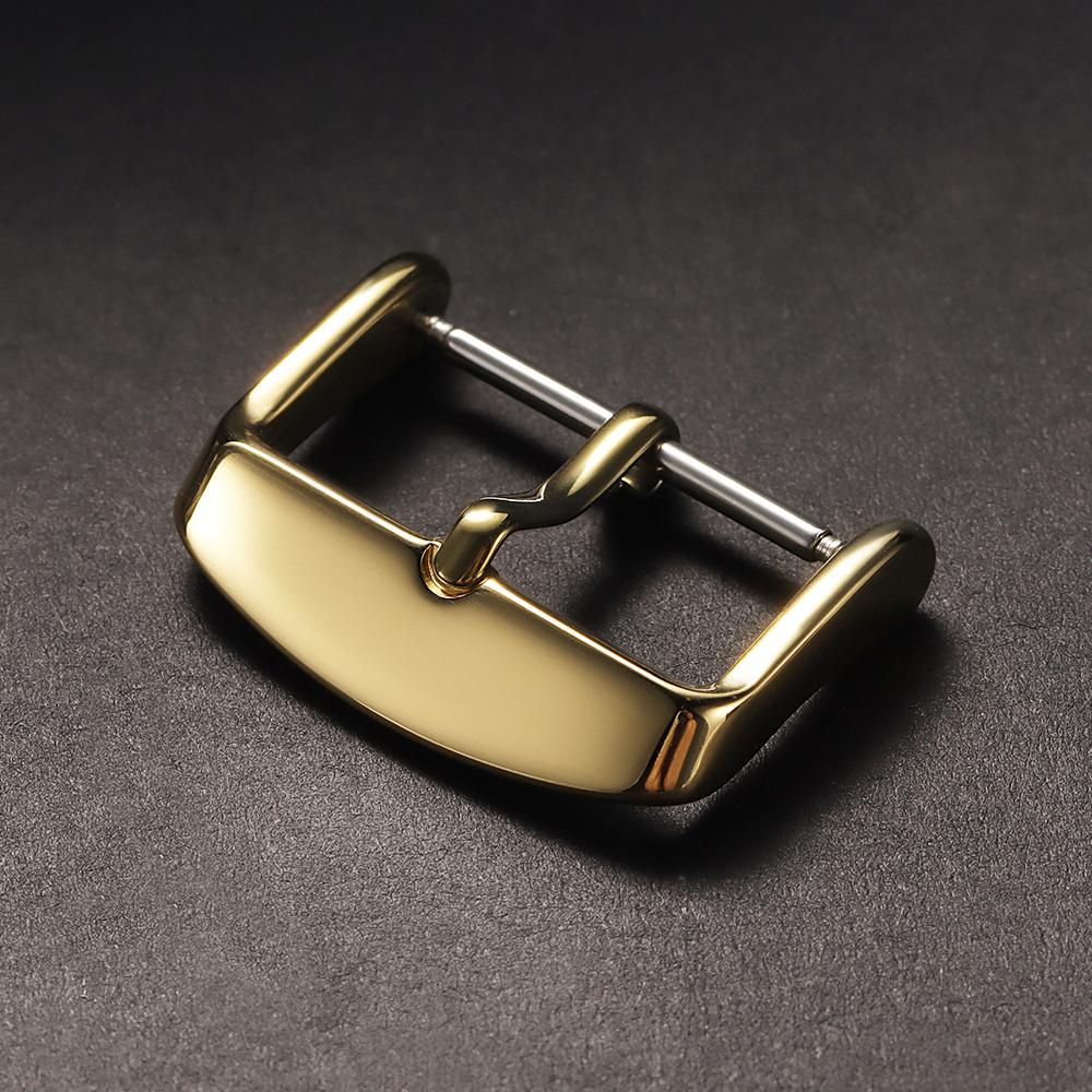 16mm 18mm 20mm 22mm Watchbands Metal Buckle Stainless Steel Pin Clasp Watch Accessories for Leather Band Strap Watch Buckle
