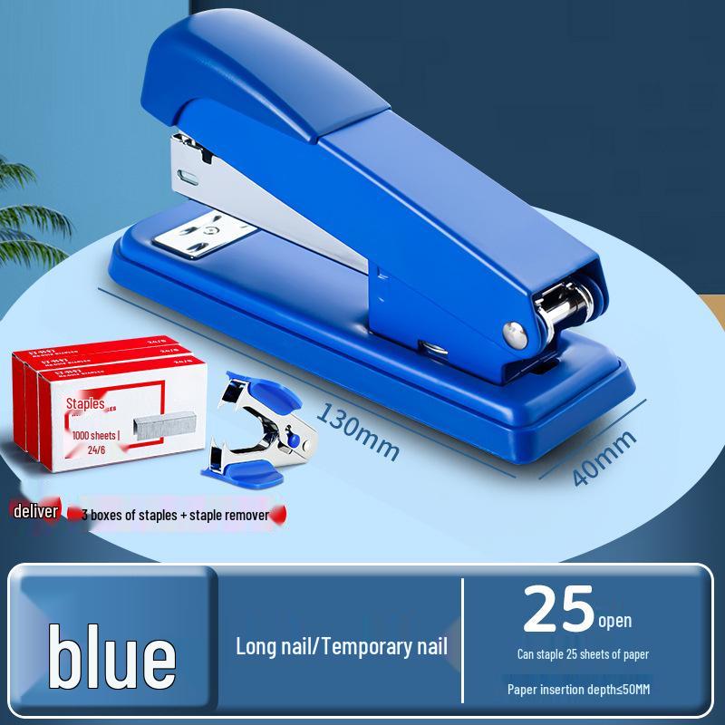 Universal Heavy-Duty Stapler - Labor-Saving, Thickened Design for All Sizes (Large, Medium, Small)