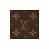 Louis Vuitton Neceser/Bolsa de Cosméticos Grande para Mujer con Estampado Integral y Cierre de Cremallera Marrón