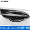 Side Door Handle Bowl Cover Trim For Hyundai Tucson NX4 -2025 2026 Chrome Protection Cap Exterior Accessories Car Styling