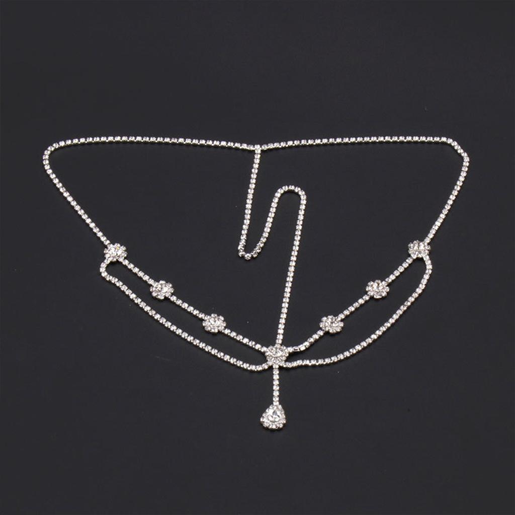Female Hairbands Headdress Luxurious Drops Claw Chain Accessories for Banquet Wedding Dresses Skirts