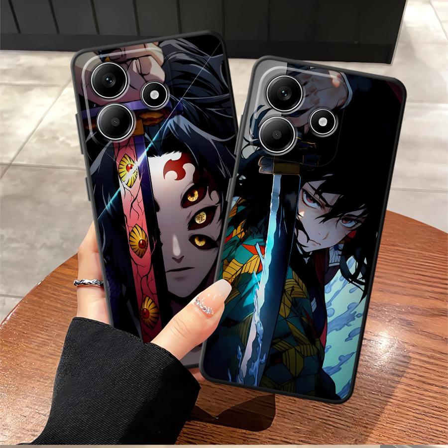 Demons Anime Slayer Soft Back Phone Cover Case for Xiaomi Poco C50 M3 M4 Pro F3 F4 F5 X3 X4 X5 C65 C51 M5