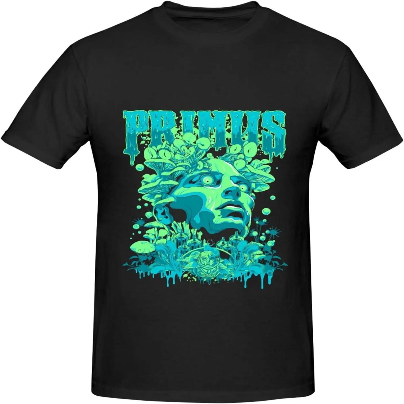 Primus Men s T-Shirt Basic Short Sleeve Tee Classic Youth Memory Casual Top S