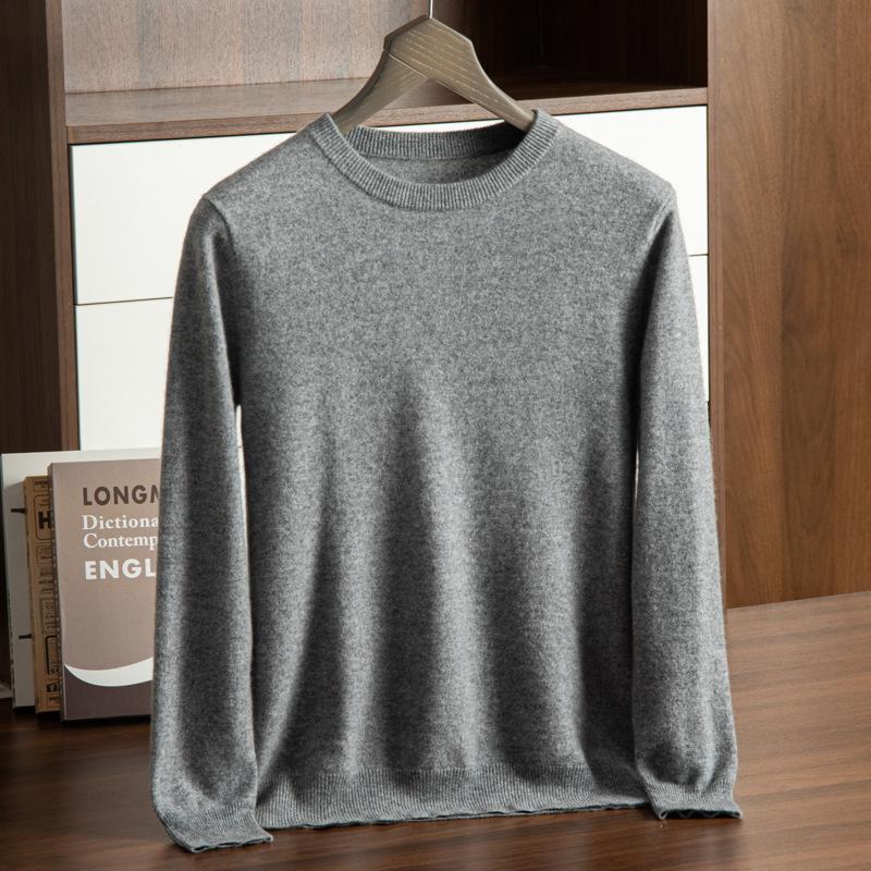 Cashmere Sweater Turtleneck Pullover Thickened Sweater Youth with Warm Cashmere Men Inside