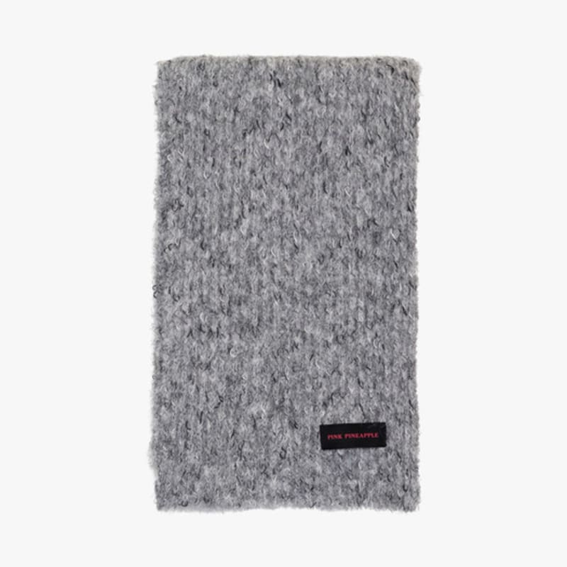 PINK PINEAPPLE COZY CANDY MUFFLER_GREY