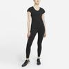 Nike Breathe Casual Sports Breathable Round Neck Short Sleeve T-Shirt Women Tops Black CZ9611-010