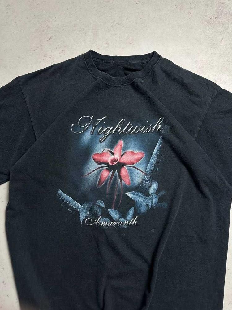 

Vintage Nightwish Amaranth Promo Boxy T-shirt All Size BO230 Unisex T-Shirt M