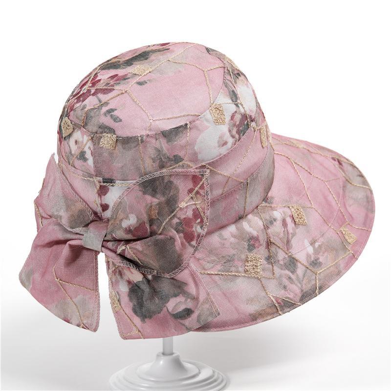 Sunshade Women Summer Sun Hat for Middle-aged and Elderly Outdoor Foldable Fisherman Hat