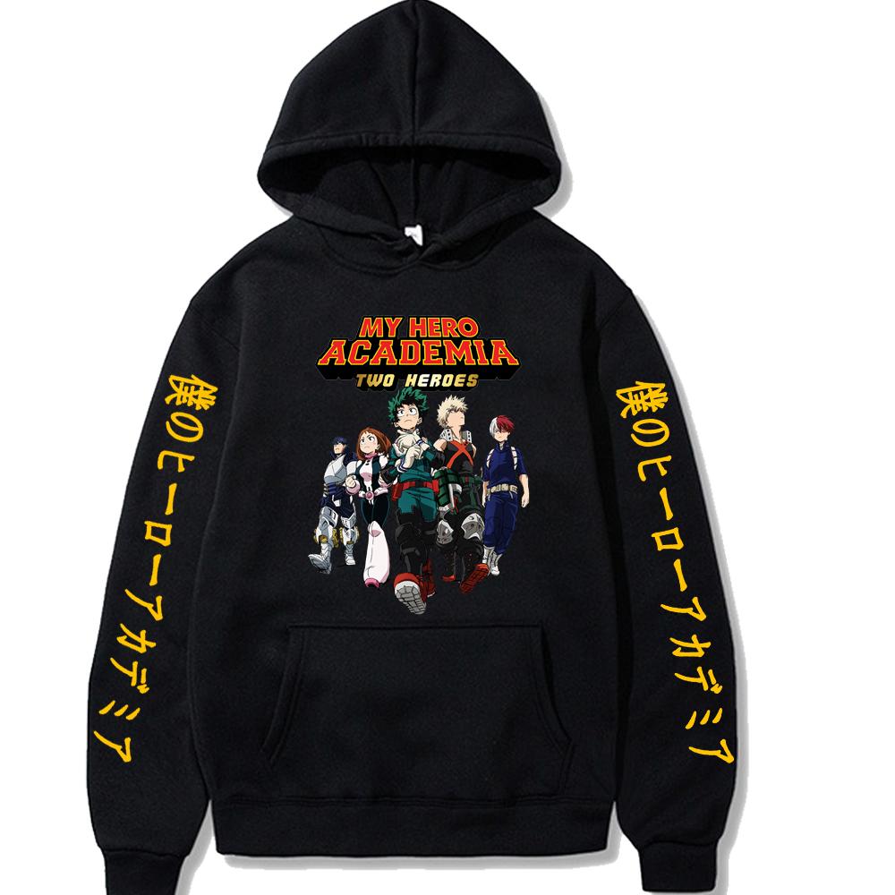 Anime Fierbinte My Hero Academia Imprimeu Grafic Hanorac cu Glugă Bărbați Femei Hanorace Prevalente Hanorac Casual Oversized Streetwear Harajuku Bărbați