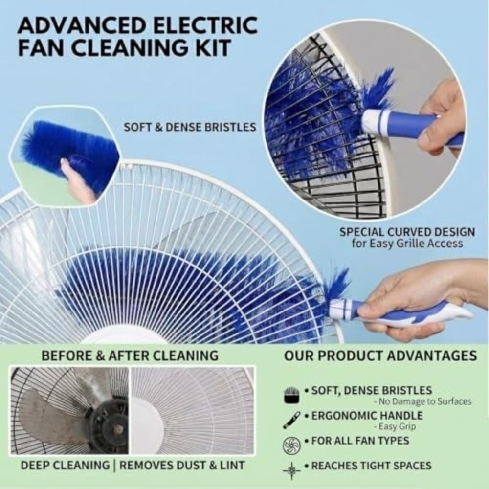 Bendable Dust Duster Brush Multifunctional Fan Dust Remover New Microfiber Duster For Curtains