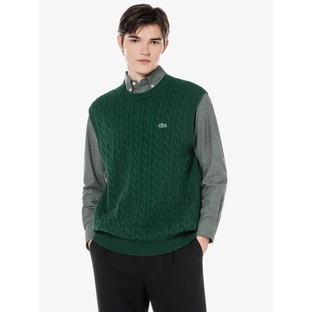 

Lacoste Мужской жилет Cable Crewneck AH380E 53N 132 Q2NAH380E 53N132
