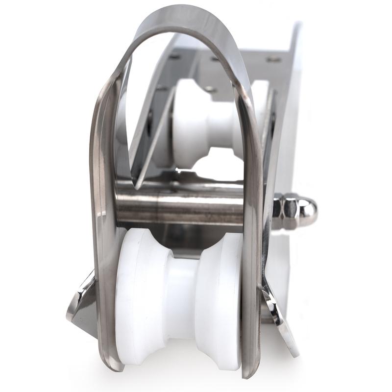 HANSE MARINE Boat Parts Stainless Steel Selflauching Anchor Bow Roller Mirror Polished for Marine Boat Yacht