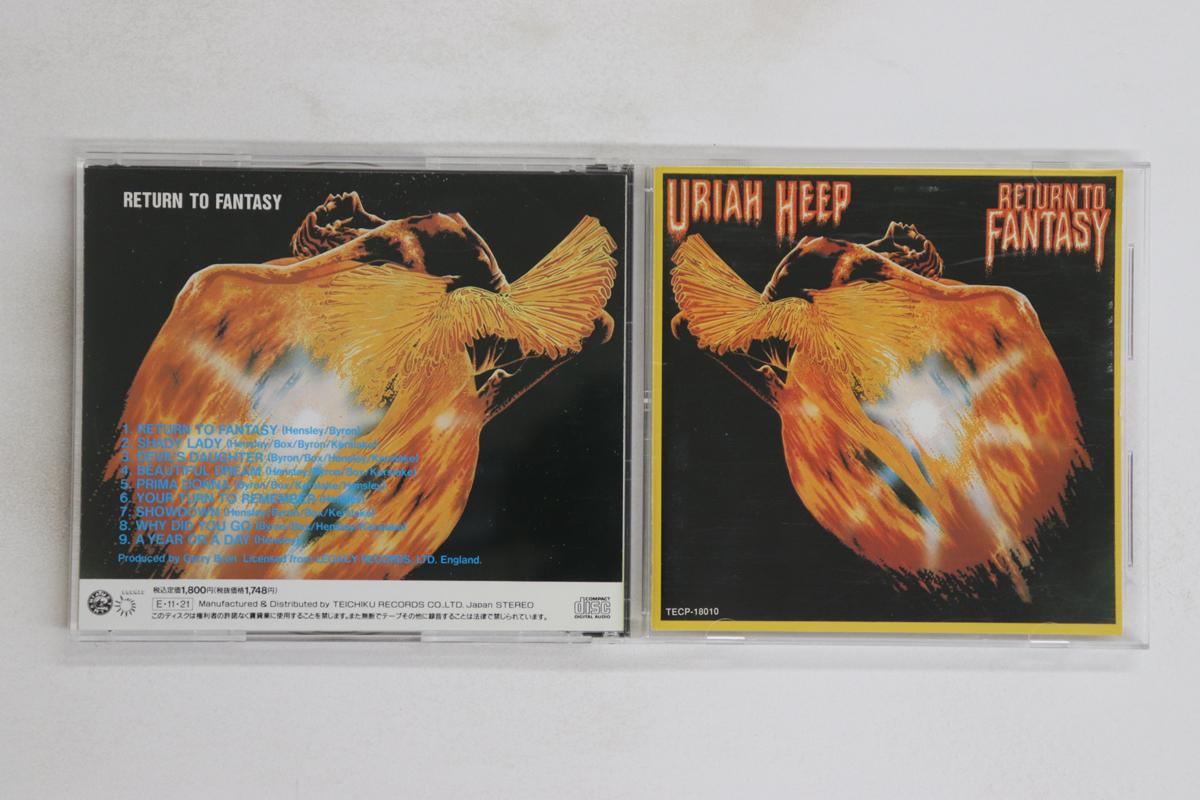 

CD URIAH HEEP - Return To Fantasy TECP18010 BRONZE 1989 Japan Rock Used