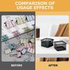 Paper Clip Holder for Desk, Paperclip Holders Mesh Paperclip Dispenser Organizer for Desk Binderclip Bobby Pin Holder Container for Home Office