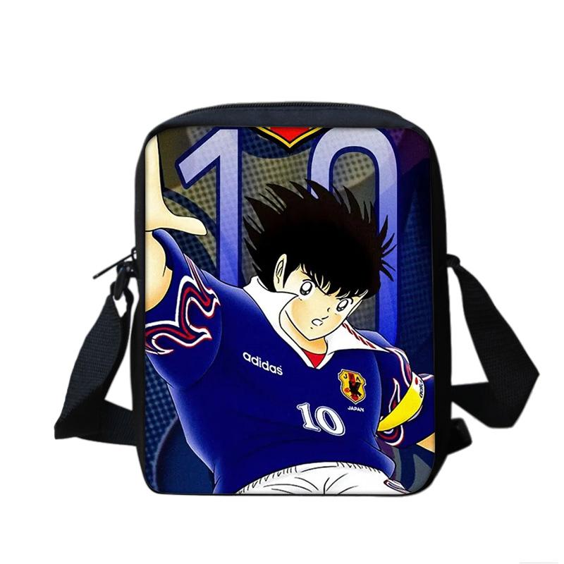 Captain Tsubasa  multifunctional large capacity shoulder bag, the perfect gift for boys and girls on school birthdays