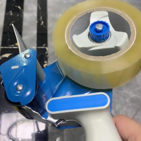 2 Inch Wide Red Packing Tape with Dispenser Heavy Duty Shipping Tape for Packaging Large Commercial Grade Grade Packing Tool